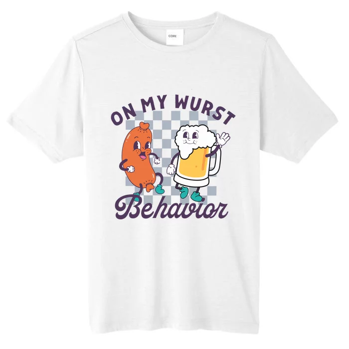 On My Wurst Behavior Funny Oktoberfest ChromaSoft Performance T-Shirt