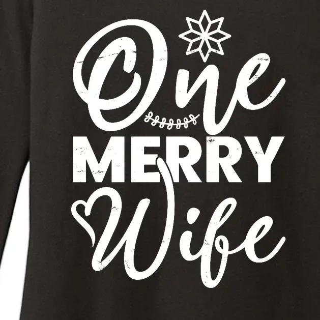 One Merry Wife Christmas Gift Womens CVC Long Sleeve Shirt