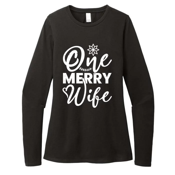 One Merry Wife Christmas Gift Womens CVC Long Sleeve Shirt