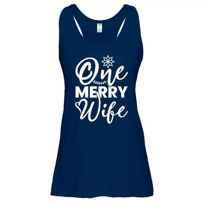 One Merry Wife Christmas Gift Ladies Essential Flowy Tank