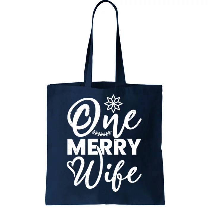 One Merry Wife Christmas Gift Tote Bag