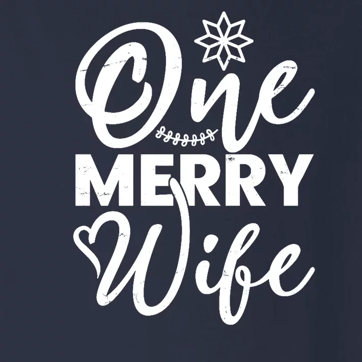 One Merry Wife Christmas Gift Toddler Long Sleeve Shirt