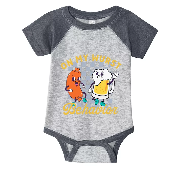 On My Wurst Behavior Infant Baby Jersey Bodysuit