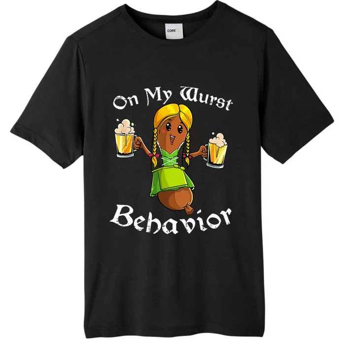 On My Wurst Behavior Oktoberfest German ChromaSoft Performance T-Shirt