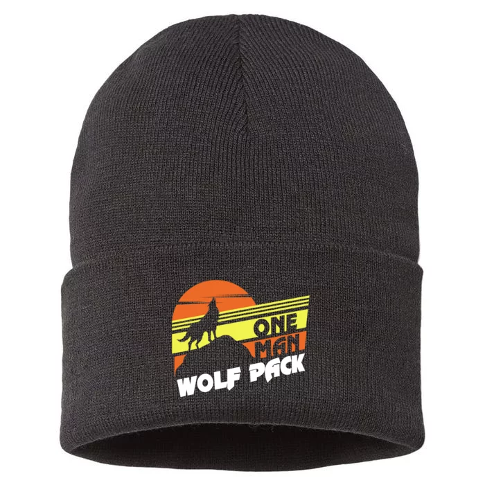 One Man Wolf Pack Sustainable Knit Beanie