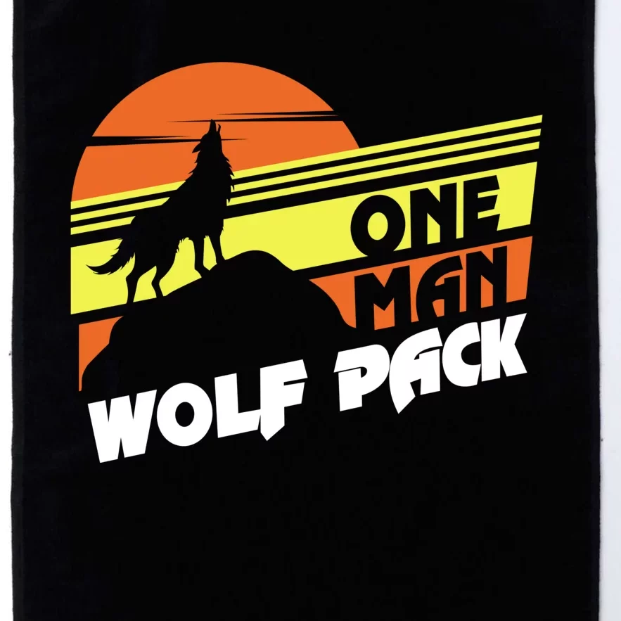 One Man Wolf Pack Platinum Collection Golf Towel