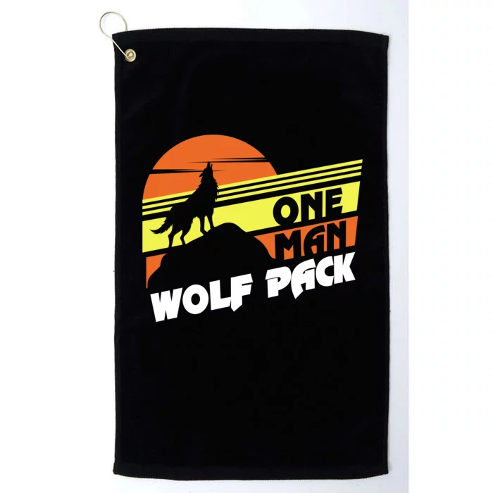 One Man Wolf Pack Platinum Collection Golf Towel