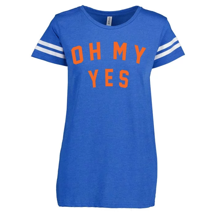 Oh My Yes Enza Ladies Jersey Football T-Shirt