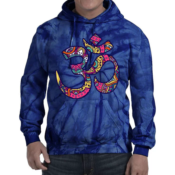 Om Mandala Yoga Tie Dye Hoodie