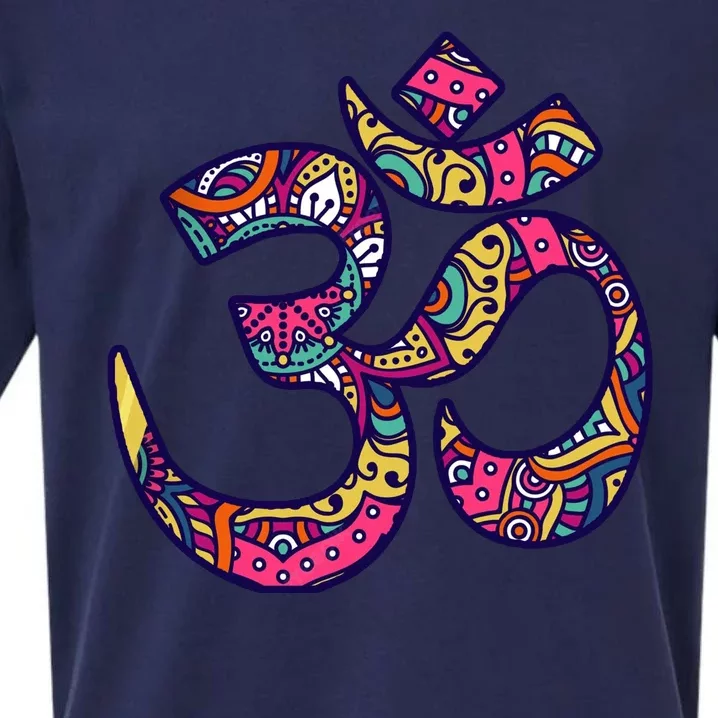 Om Mandala Yoga Sueded Cloud Jersey T-Shirt