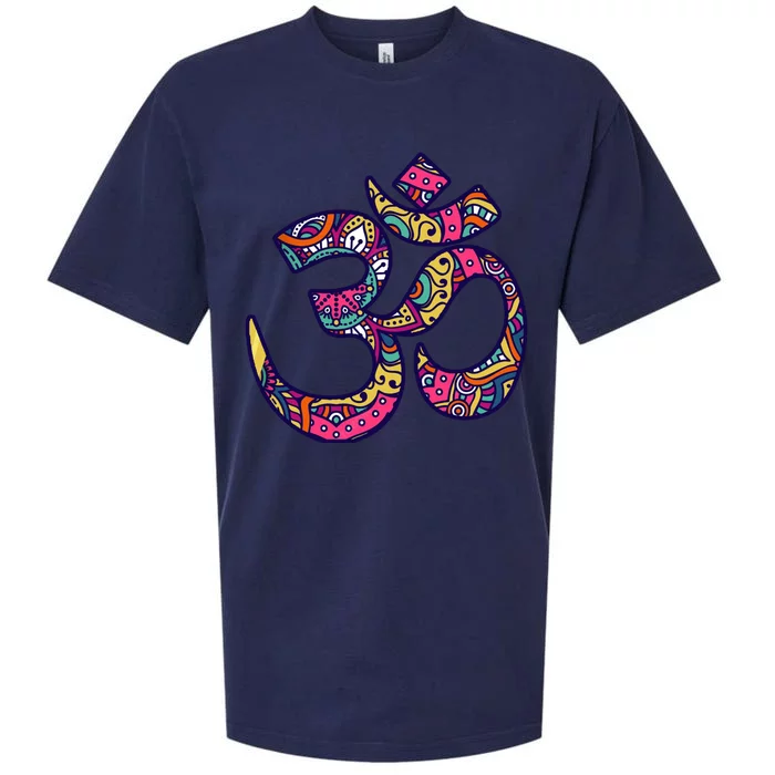 Om Mandala Yoga Sueded Cloud Jersey T-Shirt