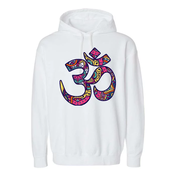 Om Mandala Yoga Garment-Dyed Fleece Hoodie