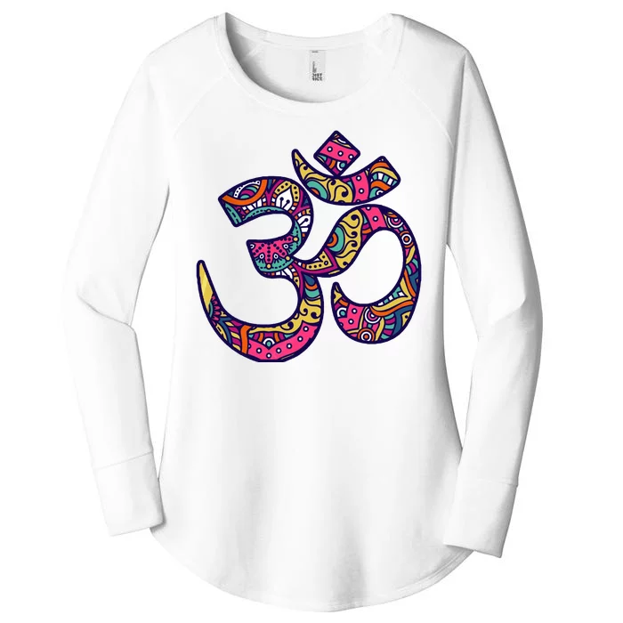 Om Mandala Yoga Women's Perfect Tri Tunic Long Sleeve Shirt