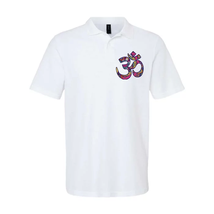 Om Mandala Yoga Softstyle Adult Sport Polo