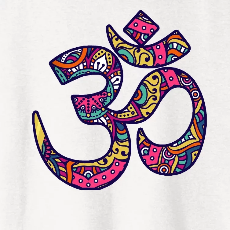 Om Mandala Yoga Women's Crop Top Tee