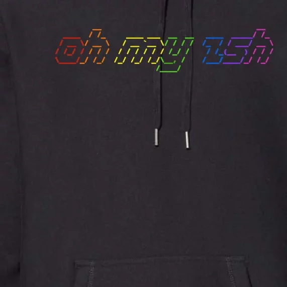 OH MY ZSH Programming Coder Hacker Nerdy Computer Tech Premium Hoodie