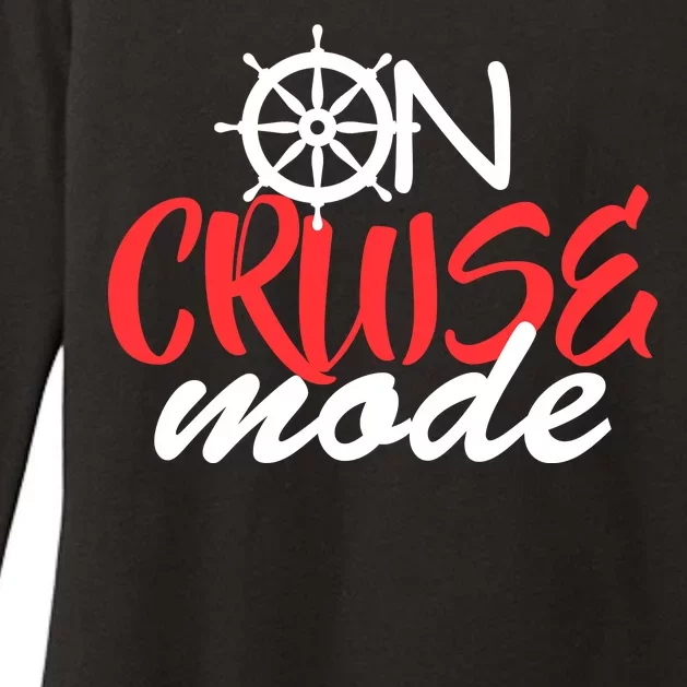 On Cruise Mode Womens CVC Long Sleeve Shirt