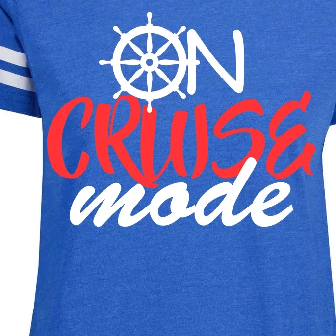 On Cruise Mode Enza Ladies Jersey Football T-Shirt