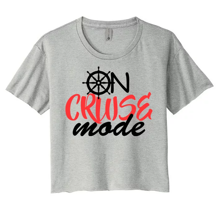 On Cruise Mode Women's Crop Top Tee