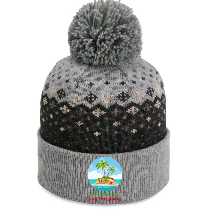 On Island Time This Christmas Vacation The Baniff Cuffed Pom Beanie