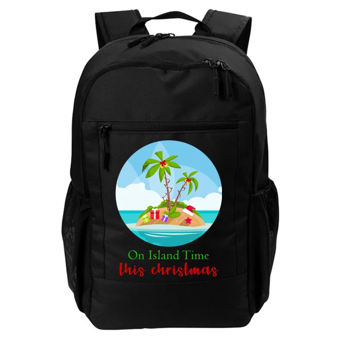 On Island Time This Christmas Vacation Daily Commute Backpack