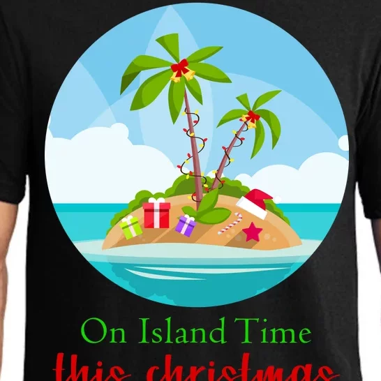 On Island Time This Christmas Vacation Pajama Set