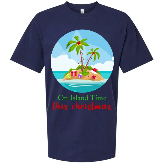 On Island Time This Christmas Vacation Sueded Cloud Jersey T-Shirt