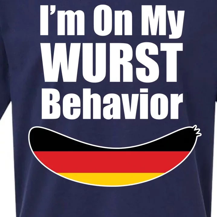 On My Worst Behavior Sueded Cloud Jersey T-Shirt