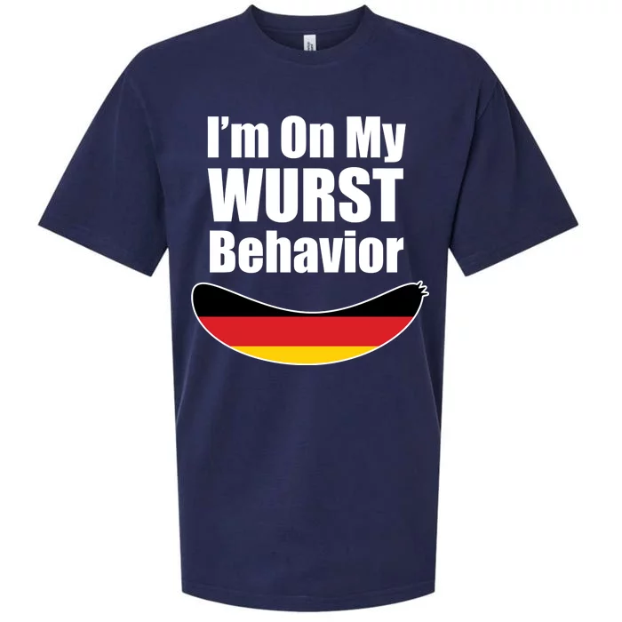 On My Worst Behavior Sueded Cloud Jersey T-Shirt