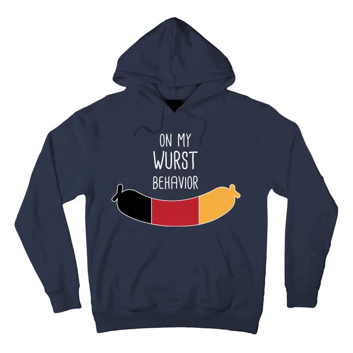 On My Worst Behavior Oktoberfest Tall Hoodie