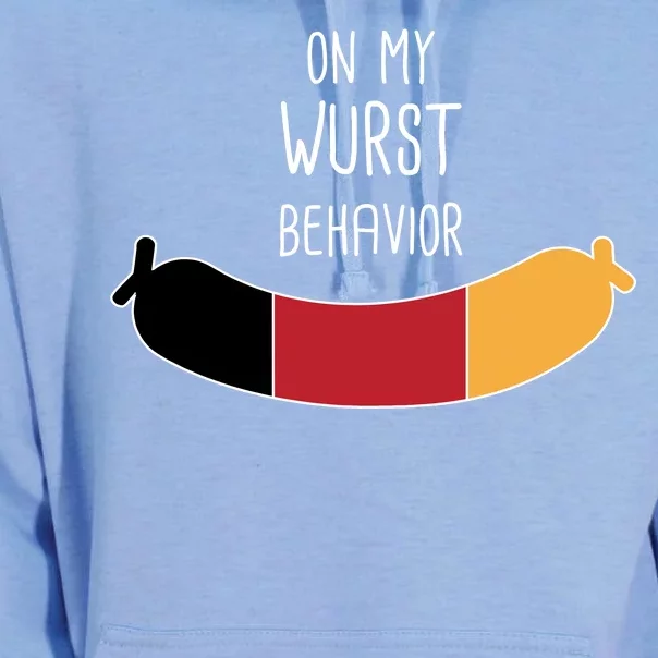 On My Worst Behavior Oktoberfest Unisex Surf Hoodie