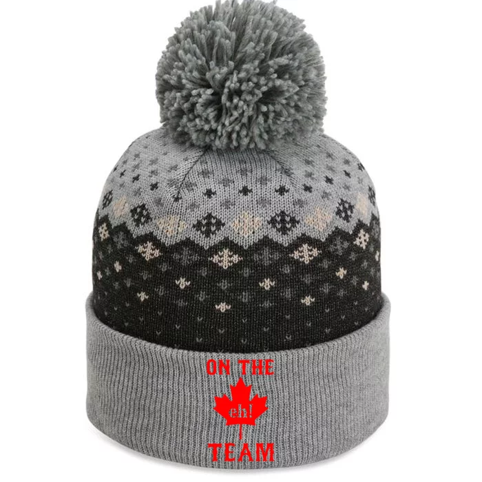 On The Eh! Team The Baniff Cuffed Pom Beanie