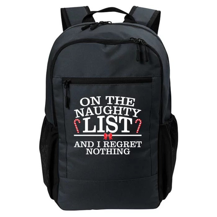 On The Naughty List Funny Christmas Daily Commute Backpack