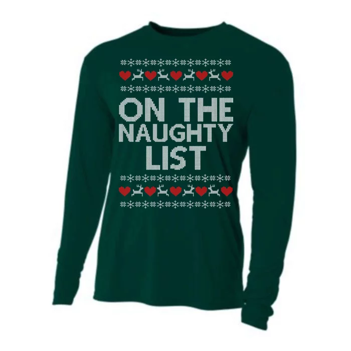 On The Naughty List Ugly Christmas Cooling Performance Long Sleeve Crew