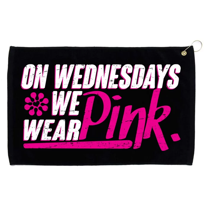 On Wednesday We Wear Pink Grommeted Golf Towel