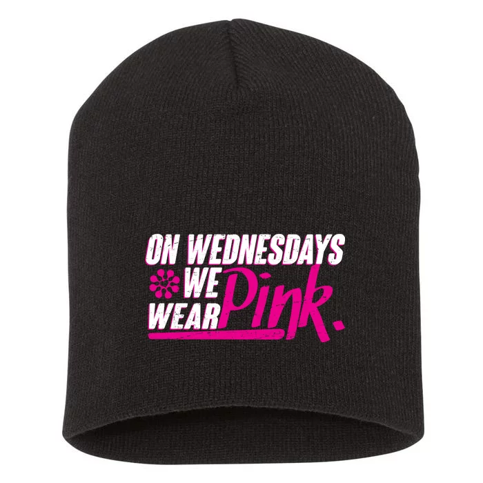 On Wednesday We Wear Pink Short Acrylic Beanie