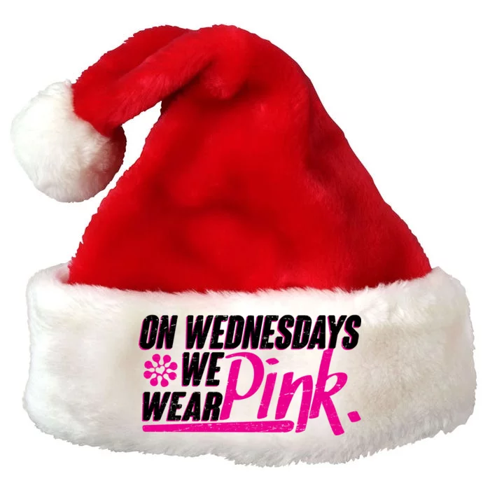 On Wednesday We Wear Pink Premium Christmas Santa Hat