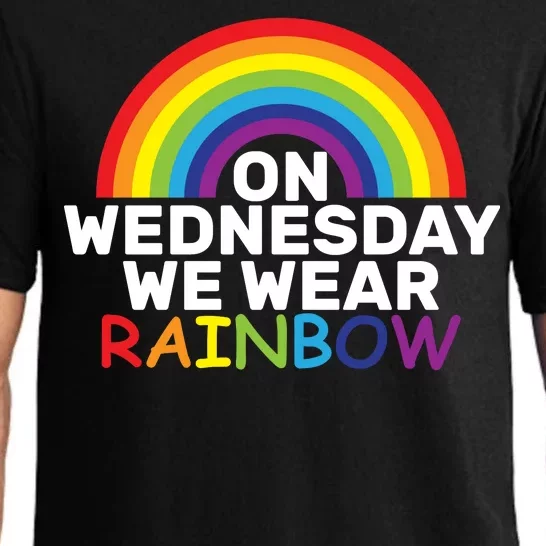 On Wednesday We Wear Rainbow Pajama Set