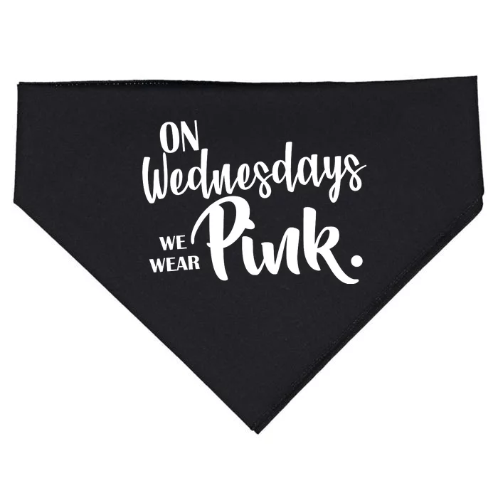 On Wednesdays We Wear Pink USA-Made Doggie Bandana