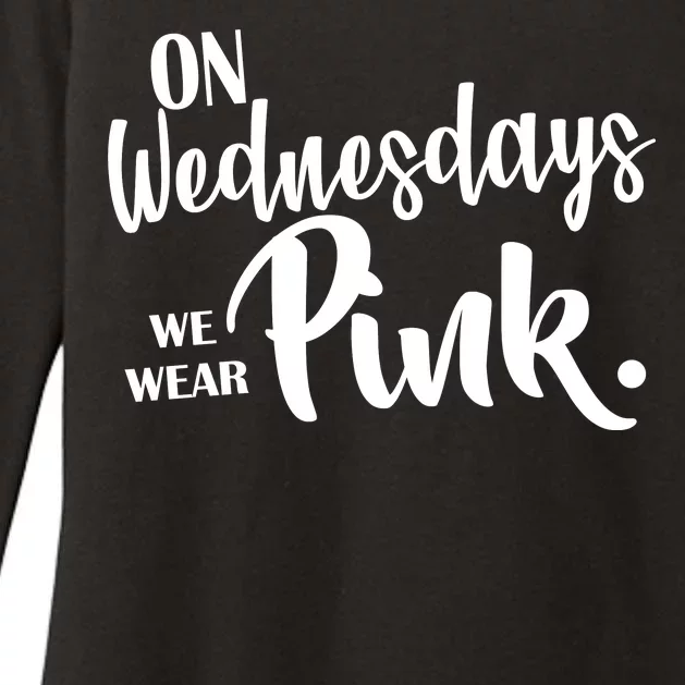 On Wednesdays We Wear Pink Womens CVC Long Sleeve Shirt