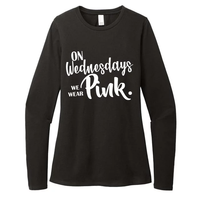 On Wednesdays We Wear Pink Womens CVC Long Sleeve Shirt