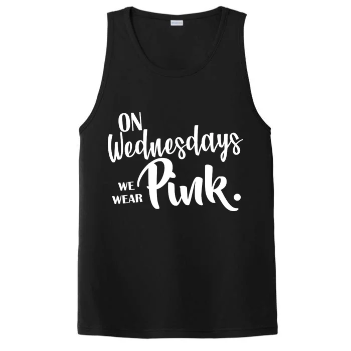 On Wednesdays We Wear Pink Performance Tank