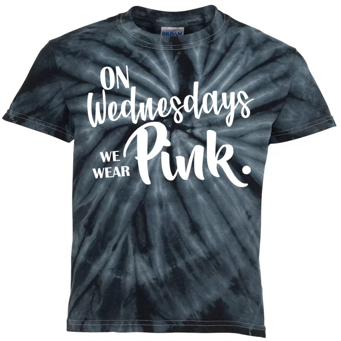 On Wednesdays We Wear Pink Kids Tie-Dye T-Shirt