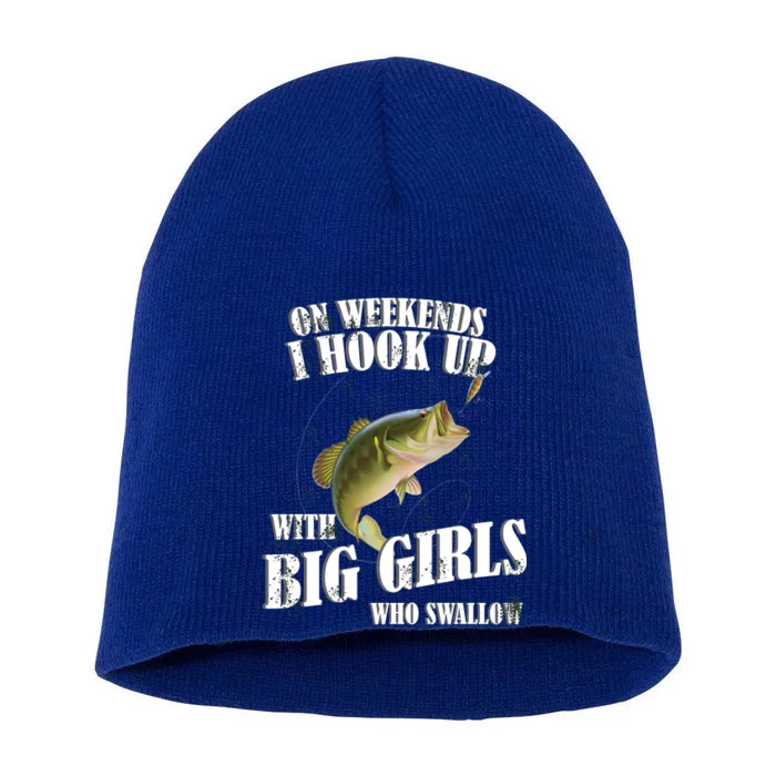 On Weekends I Hook Up With Big Girls Who Swallow Short Acrylic Beanie