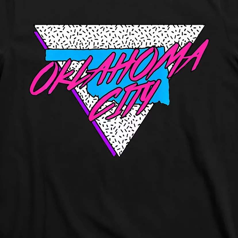 Oklahoma Neon 80s Retro Oklahoma City T-Shirt