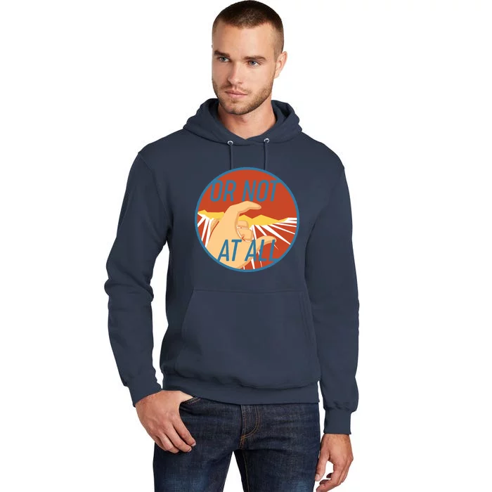 Or Not At All Hand Emblem Tall Hoodie