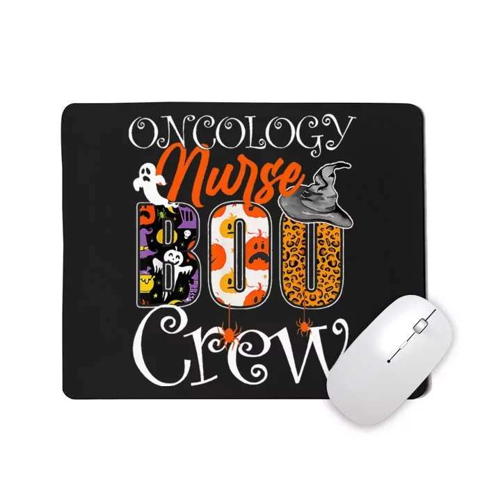 Oncology Nurse Boo Crew Halloween Oncology Nurse Costume Mousepad