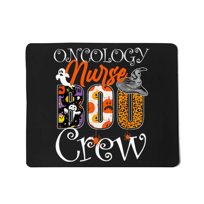 Oncology Nurse Boo Crew Halloween Oncology Nurse Costume Mousepad