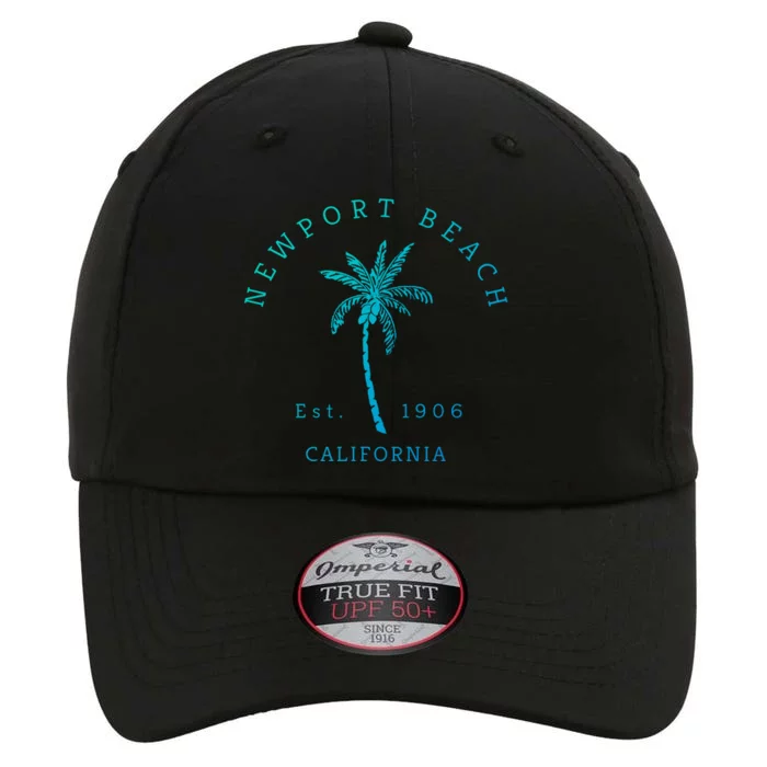 Original Newport Beach Ca Palm Tree Unique Novelty Art Great Gift The Original Performance Cap