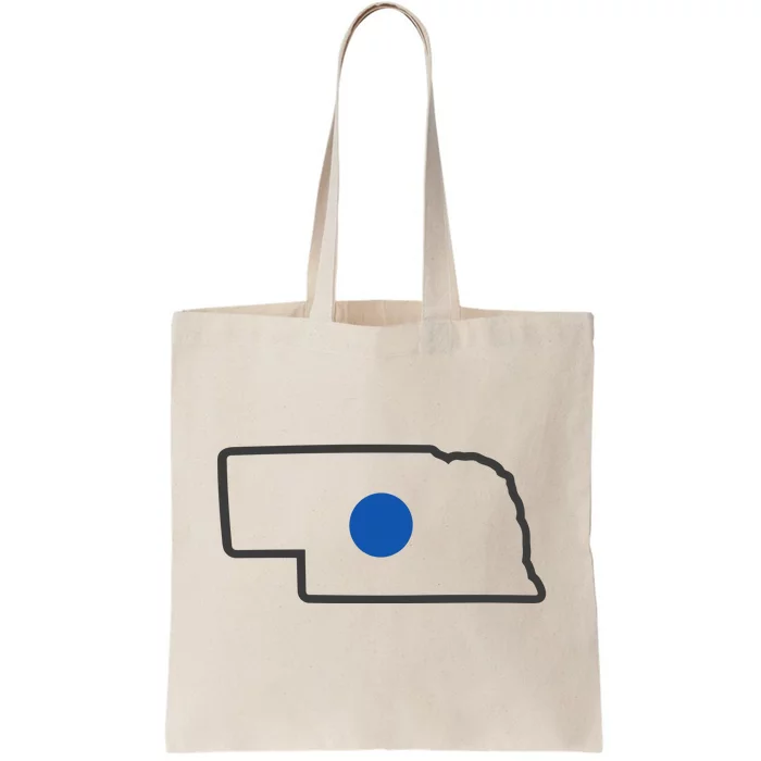 Omaha Nebraska Blue Dot Tote Bag